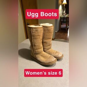 Ugg Australia Boots Women’s Size 6. Classic Tall 5815 Used, Please Read